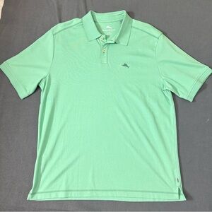 Tommy Bahama Green Polo Shirt Mens Large